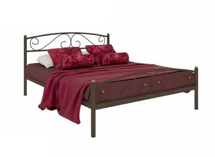 Кровать Вероника Plus 1200х2000 Коричневая_0