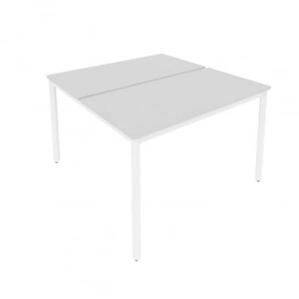 Рабочая станция на металлокаркасе SLIM SYSTEM С.СП-4.2 Серый-Белый_0