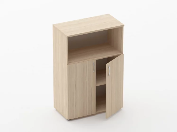 Шкаф средний полуоткрытый Glassy 6.12.121 Туя_1