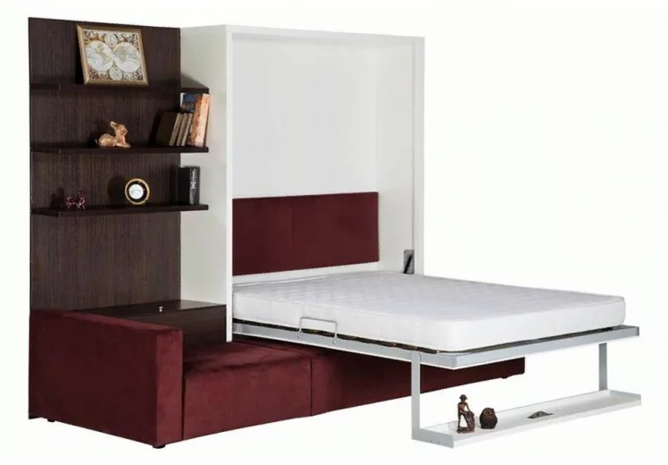 Мебель-трансформер Смарт 1 3-в-1 1600 левый Дуб молочный_2