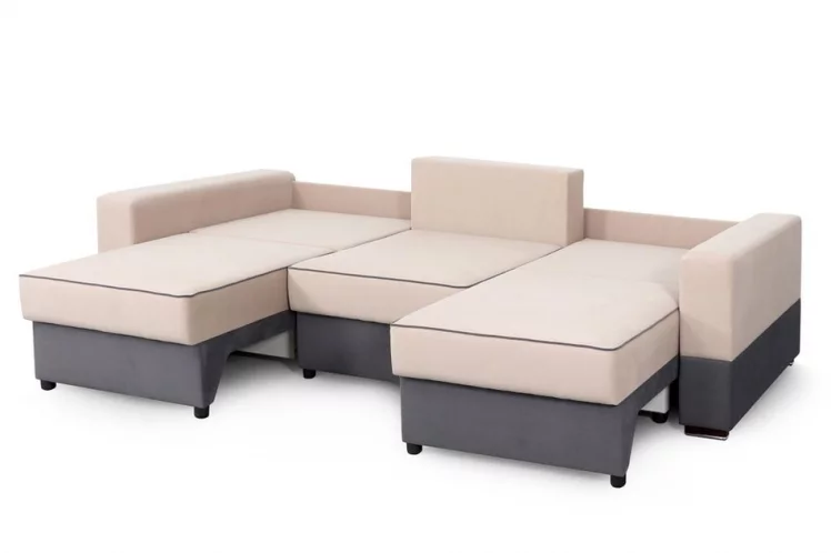 Диван-кровать Бостон 2400 Стандарт Бежево-темно-серый_5