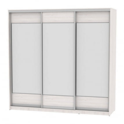 Шкаф-купе B-220х235х60-1(ЯАС-D8D8D8)_0