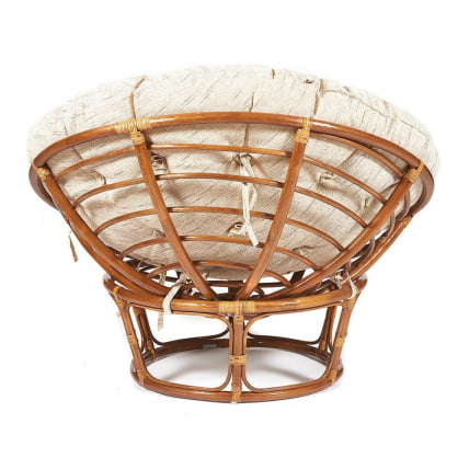 Кресло PAPASAN 23/01 W /с подушкой/ диаметр подушки 129 см, 115х101х104 см, Pecan (орех), ткань Старт_3