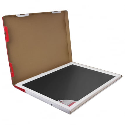 Доска магнитно-маркерная стеклянная BRAUBERG 40х60 см Черная_5