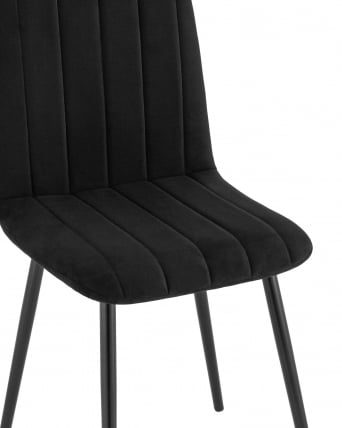 Стул Easy велюр черный 4 шт. комплект_7