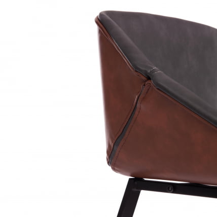 Стул барный DORO (mod. 9088S) пластик/металл, 53,5 х 52 х 74 х 97,5 см , Grey (Cерый) 7 / Brown (Коричневый) 9 / черный_6