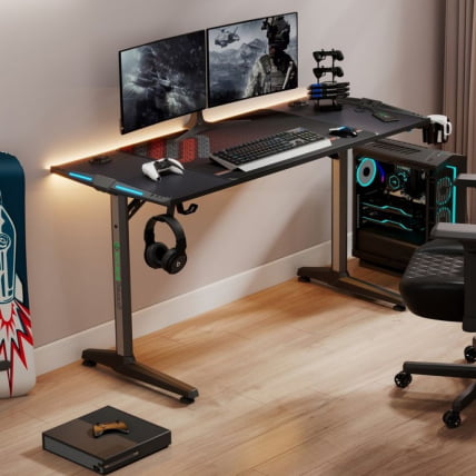 Стол для компьютера (для геймеров) EUREKA GIP 55 Black_14