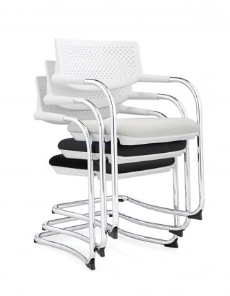 Конференц-кресло Визави блэк CФ / Висави блаcк CФ CХ-172C-БЛАCК-ОС-01 / CF Visavi black CF CH-172C-BLACK-OS-01_3