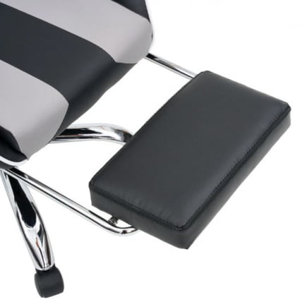 Кресло компьютерное CРОМЕКС (КРОМЕКС) Ваве ГМ-145 экокожа черное/серое / CROMEX Wave GM-145_9