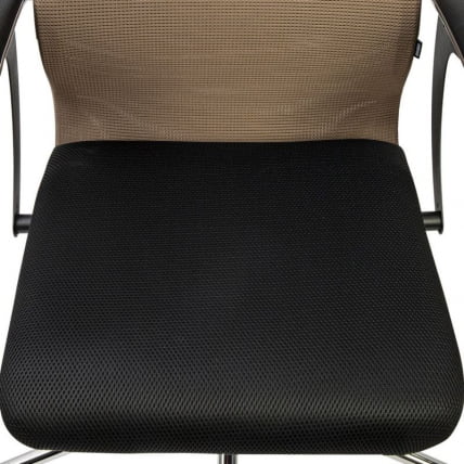 Кресло руководителя BRABIX PREMIUM Ultimate EX-801 хром Черное/коричневое_13