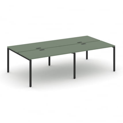 Рабочая станция двухсторонняя на 4 места CONCEPT CN.DRS-006 Кобо Черный_0