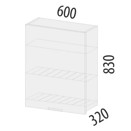 Шкаф-сушка кухонный (лев/прав) Дакота 103.33_6