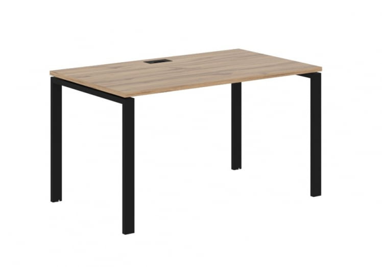 Стол письменный EDIS EUST 1380 Дуб Денвер светлый Черный_0