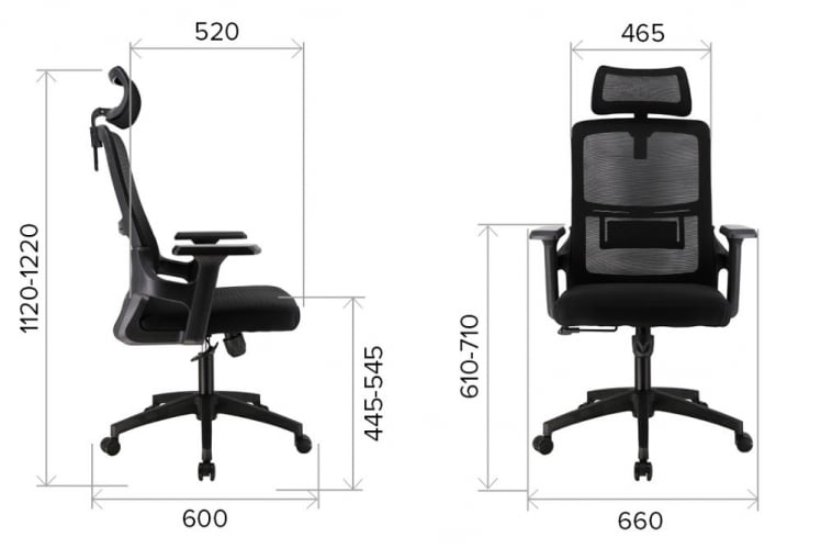 Эргономичное кресло Everprof EP-530 Сетка Черный_3