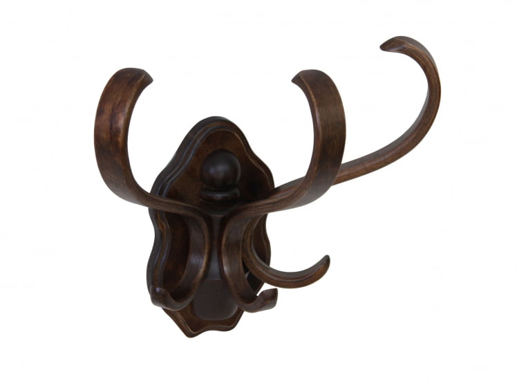 Вешалка настенная В 3Н Тёмно-коричневый_0