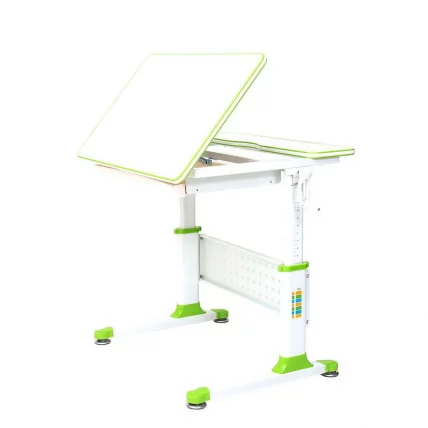 Парта растущая RIFFORMA Comfort-80 Белый Зеленый_2