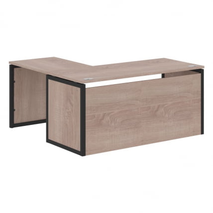 Стол письменный угловой правый XTEN-QP XQPCT 1615H R Дуб Сонома Антрацит_0