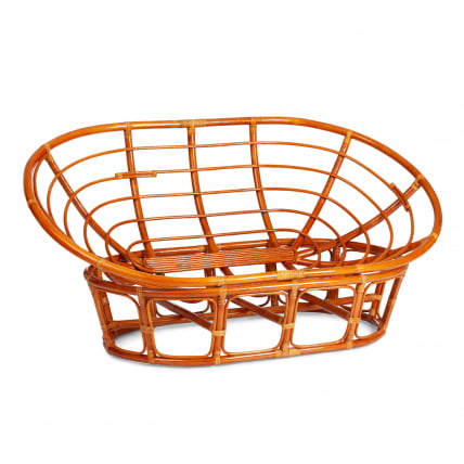 Диван MAMASAN/МАМАСАН 23/02 W /с подушкой/ подушка 182х119 см, 169х102х80 см, Honey (мед), флок, олива, 23_4