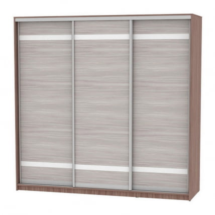 Шкаф-купе B-230х235х60-3(ЯШТ-ЯШС-D9D9D9)_0