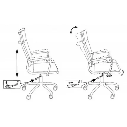 Кресло руководителя Бюрократ CH-993/BROWN_7