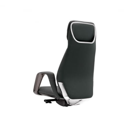 Эргономичное кресло руководителя Eureka OC07 SERENE (Nappa кожа), черное_6