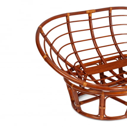 Диван MAMASAN/МАМАСАН 23/02 W /с подушкой/ подушка 182х119 см, 169х102х80 см, Cognac (коньяк), флок, олива, 23_6