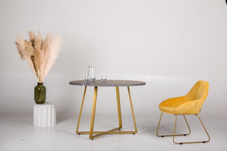 Стул Kent (С) Розов/Линк Золото_4