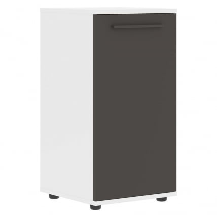 Шкаф колонка с глухой малой дверью EDIS ELCS 42.1 Мокко Мокко Белый_0