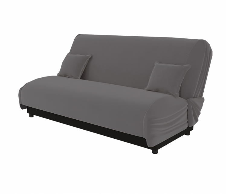 Диван Париж (Berhouse) Цвет фасада: Серый; Тип: Прямой; Материал фасада: Металл/Велюр_0