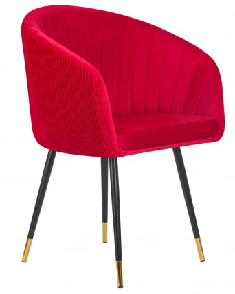 Стул обеденный DOBRIN MARY Малиновый велюр 1922-14_1