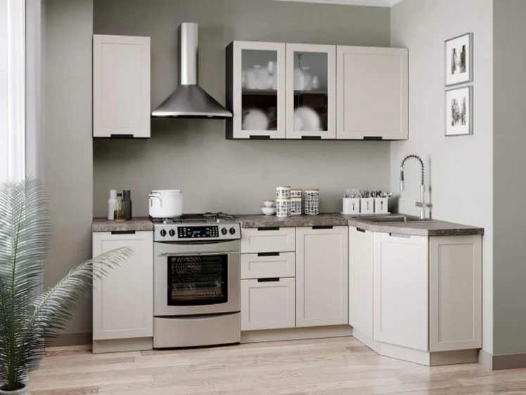 Шкаф кухонный 300 высокий Джамис ЛД 296.410.000.150 Черный Кашмир_2