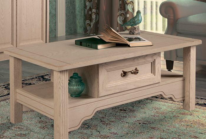 Стол журнальный Флоренция 670 дуб гарвард бежевый_0