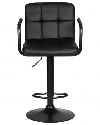 Стул барный DOBRIN KRUGER ARM BLACK (черный)_5