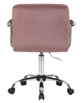 Офисное кресло для персонала DOBRIN TERRY (пудрово-розовый велюр (MJ9-32)) 2 шт_6