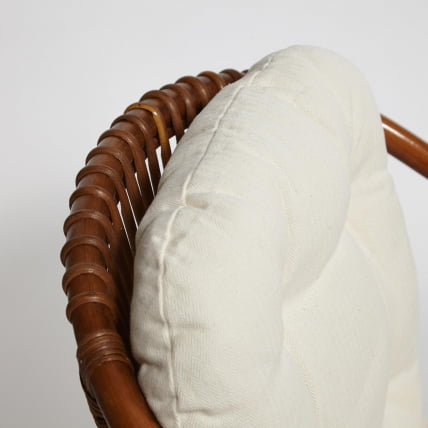 ТЕРРАСНЫЙ КОМПЛЕКТ NEW BOGOTA (2 кресла + стол) /с подушками/ ротанг, кресло 61х67х78,5 см, диаметр стола 50см, coco brown (коричневый кокос)_6