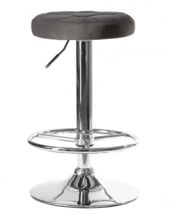 Табурет барный DOBRIN BRUNO (серый велюр (MJ9-75)) 2 шт_2