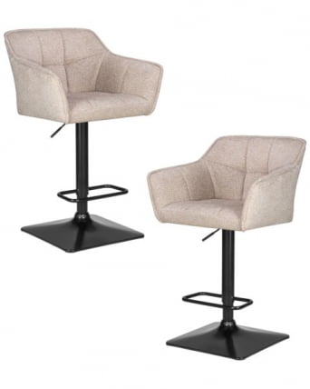 Стул барный DOBRIN RALF (бежевый твид (LEO26)) 2 шт_0