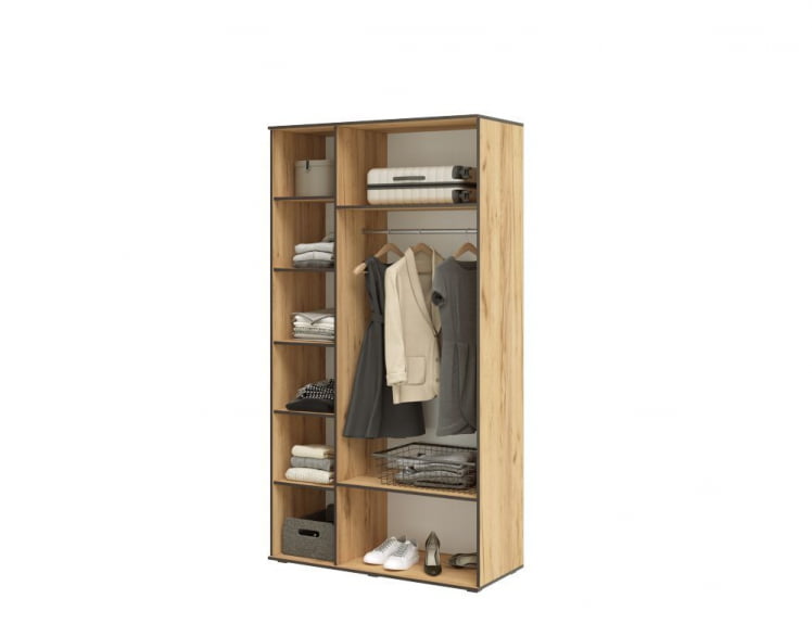 Шкаф Норд 3-х ств. + антресоль Графит_2