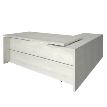 Стол руководителя YALTA LT-C 22 L Снежная Платина_0