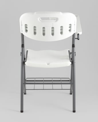 Стул складной банкетный со столиком и полкой_4