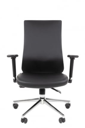 Офисное кресло CХАИРМАН 500 ЛЮКС (ЛУКС) ЭКО Б/П экокожа Черный / CHAIRMAN (LUX)_2