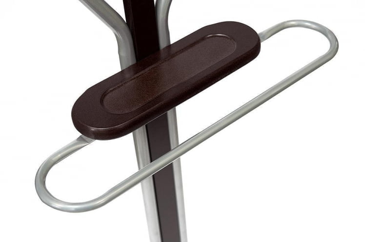 Вешалка CH-4089 дерево/хромированный металл, 48*28*108 см, вишня_2