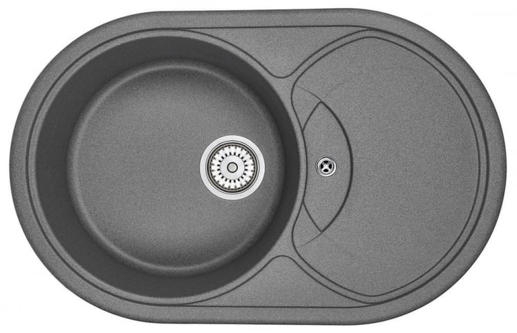 Кухонная мойка GRANULA 7801 Графит_0
