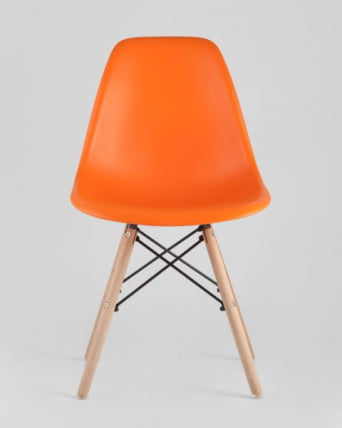 Стул Еамес Стйле ДСВ оранжевый (разборный каркас) / Eames Style DSW_1