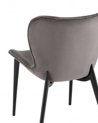 Стул Гамми велюр Темно-серый_6