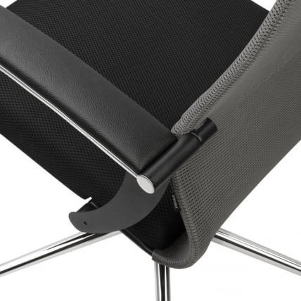 Кресло руководителя BRABIX PREMIUM Ultimate EX-801 хром Черное/серое_10