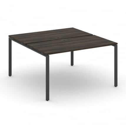 Рабочая станция двухсторонняя на 2 места CONCEPT CN.DRS-003 Дуб Мали Антрацит_0