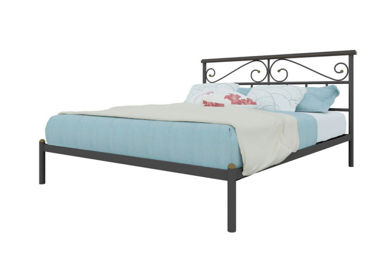 Кровать Эсмеральда 1200х2000 Черная_0