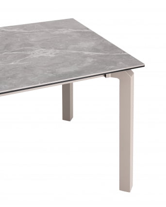 Стол обеденный Varden раскладной 160-220х90 см керамика серый_6