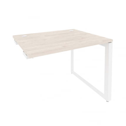 Стол-приставка на О-образном м/к к опорным элементам ONIX O.MO-SPR-1.8 Денвер Светлый/Белый_0